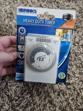 Brinks EZ Heavy Duty Timer - White and Gray